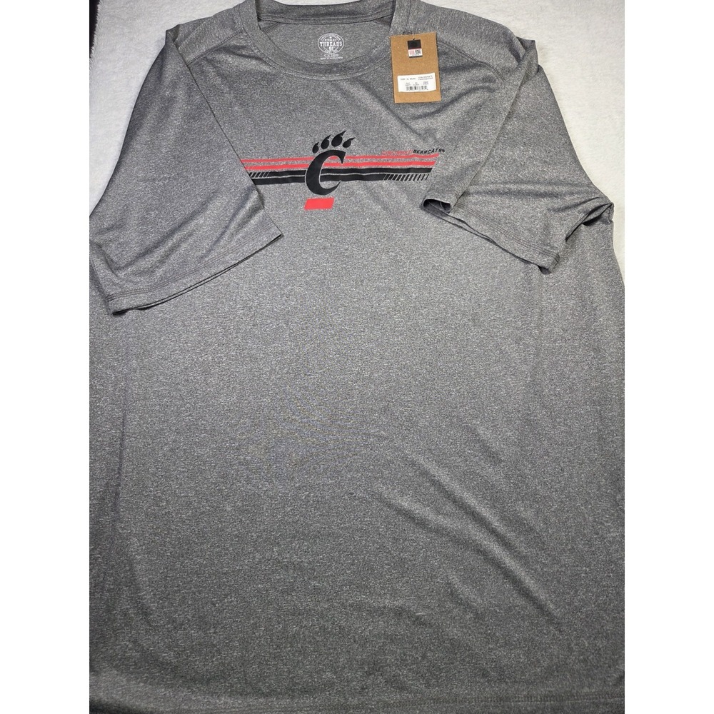 Cincinnati Bearcats Performance T Shirt Mens XL Gray Athletic Rivalry Threads